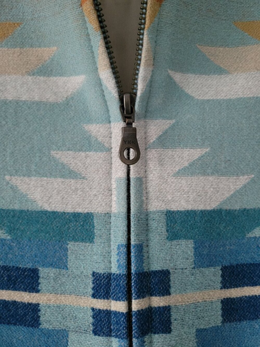 Limited-edition Pendleton Aqua Rio Rancher Wool Bomber Jacket Mint Condition XL - Picture 9 of 16